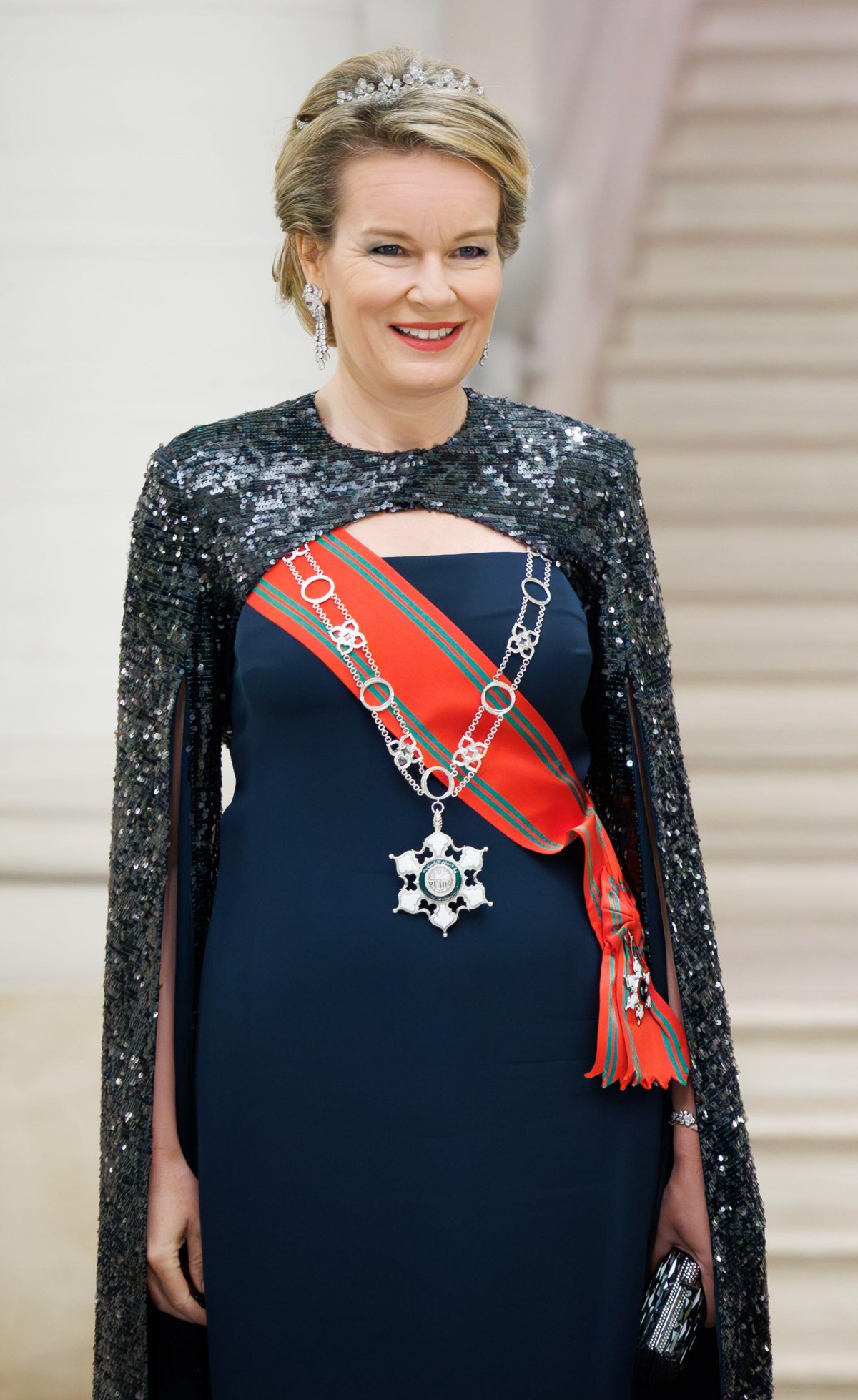 The King and Queen of the Belgians host a state banquet for the Sultan of Oman at the Palace of Laeken on December 3, 2024 (BENOIT DOPPAGNE/Belga News Agency/Alamy)