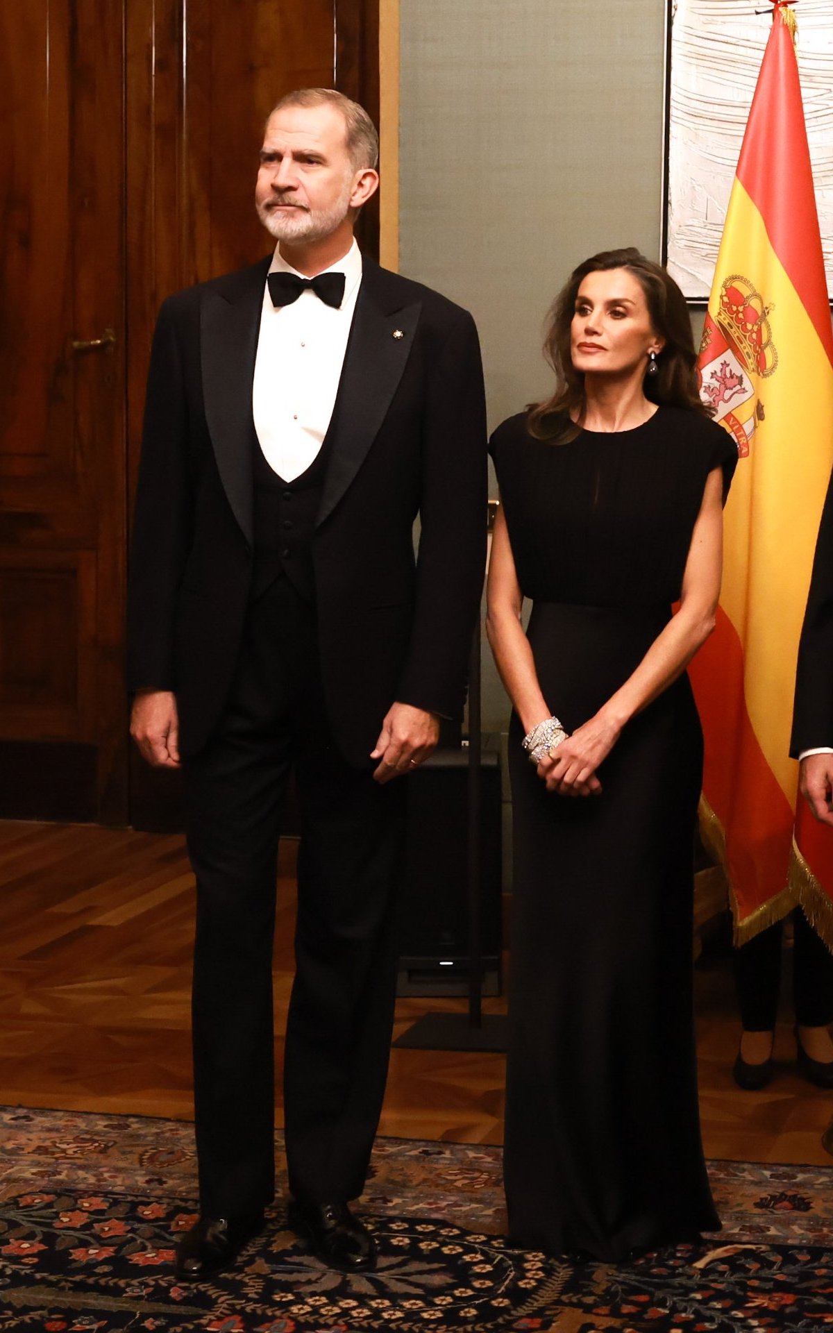 The King and Queen of Spain attend a gala dinner hosted by President Sergio Mattarella and his daughter, Laura, at the Quirinal Palace in Rome on December 11, 2024 (Casa de S.M. el Rey)