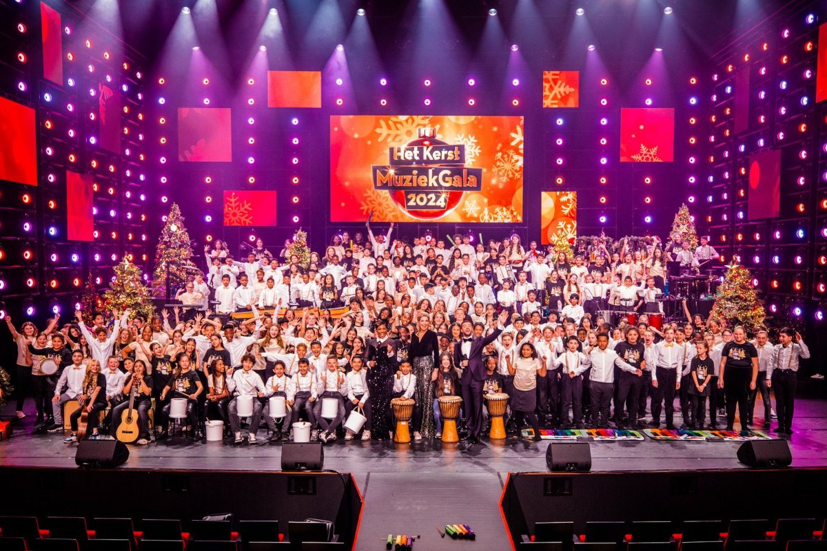 The Queen of the Netherlands attends the Christmas Music Gala in Leusden on December 12, 2024 (Koninklijk Huis)