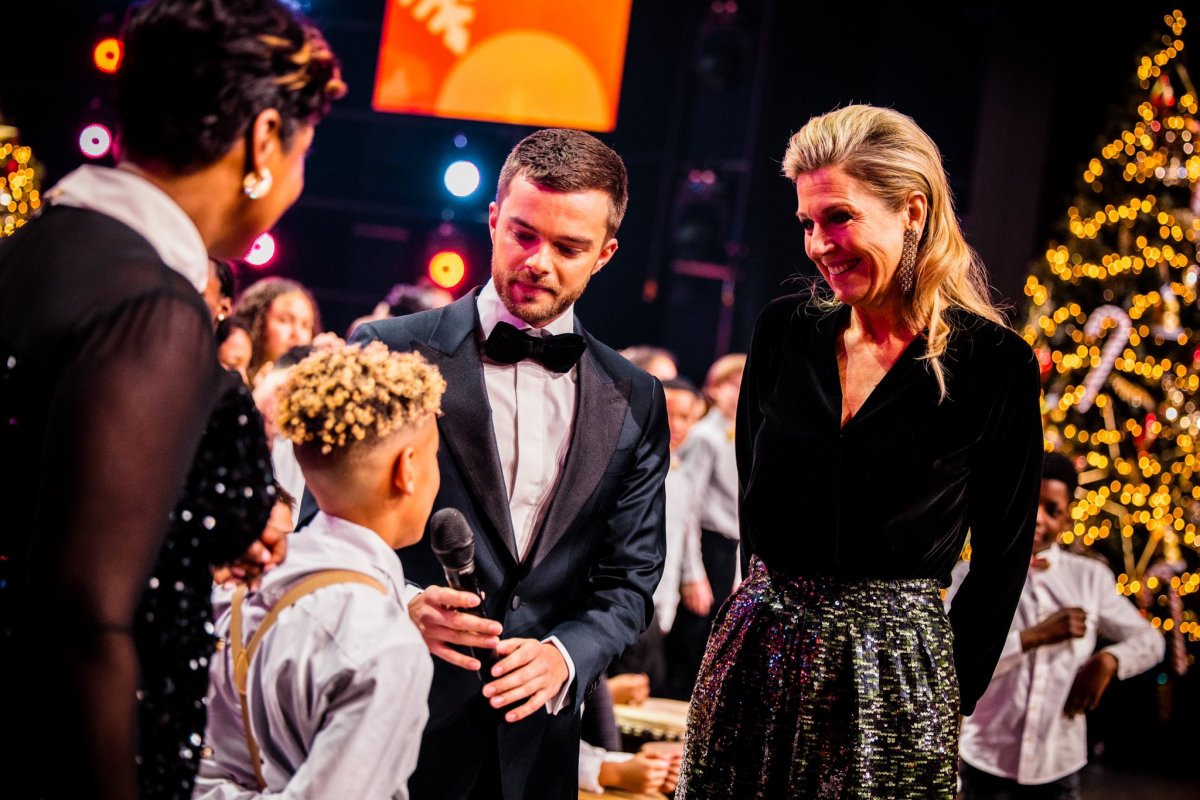 The Queen of the Netherlands attends the Christmas Music Gala in Leusden on December 12, 2024 (Koninklijk Huis)