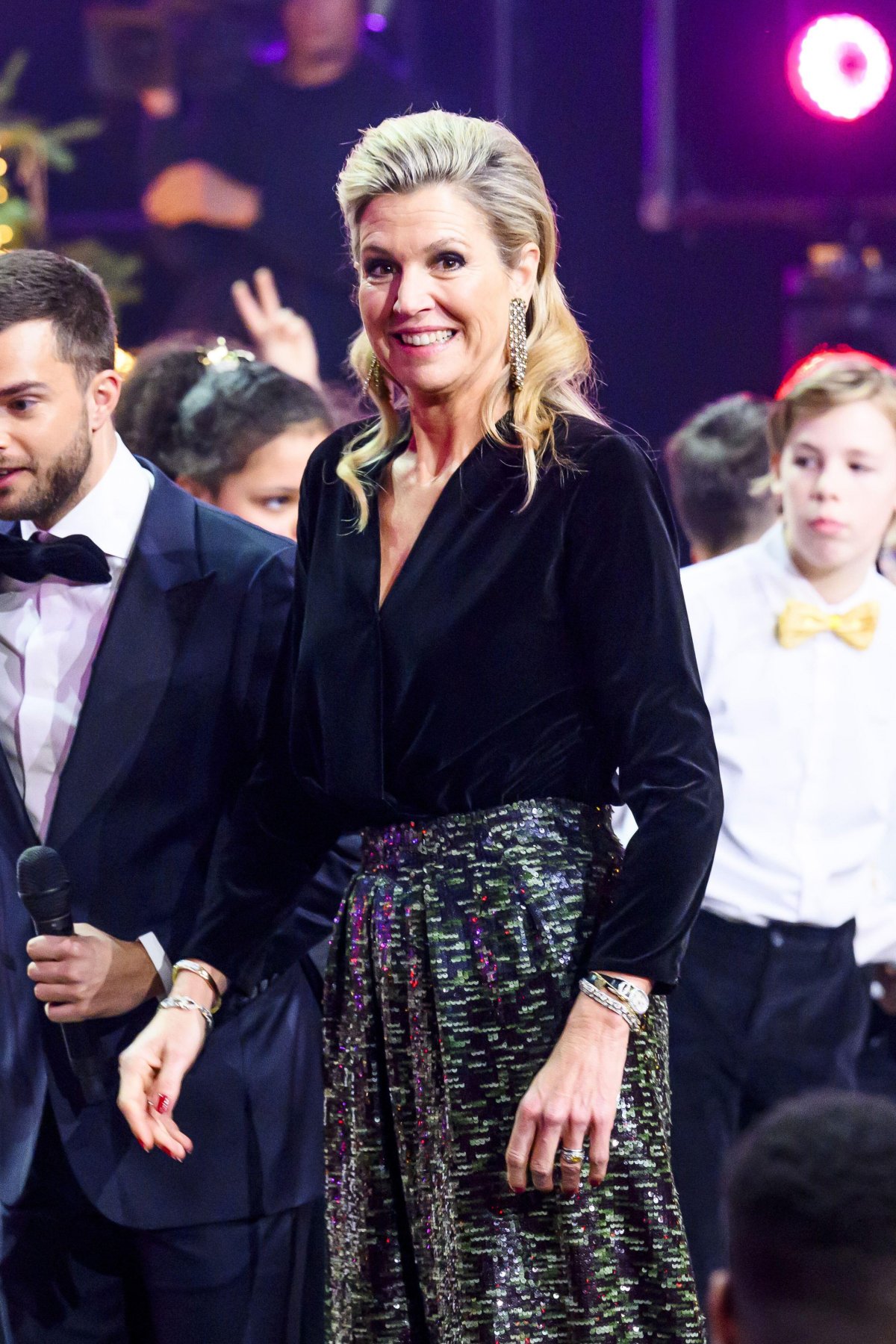 The Queen of the Netherlands attends the Christmas Music Gala in Leusden on December 12, 2024 (Patrick van Emst/NLBeeld/Alamy)