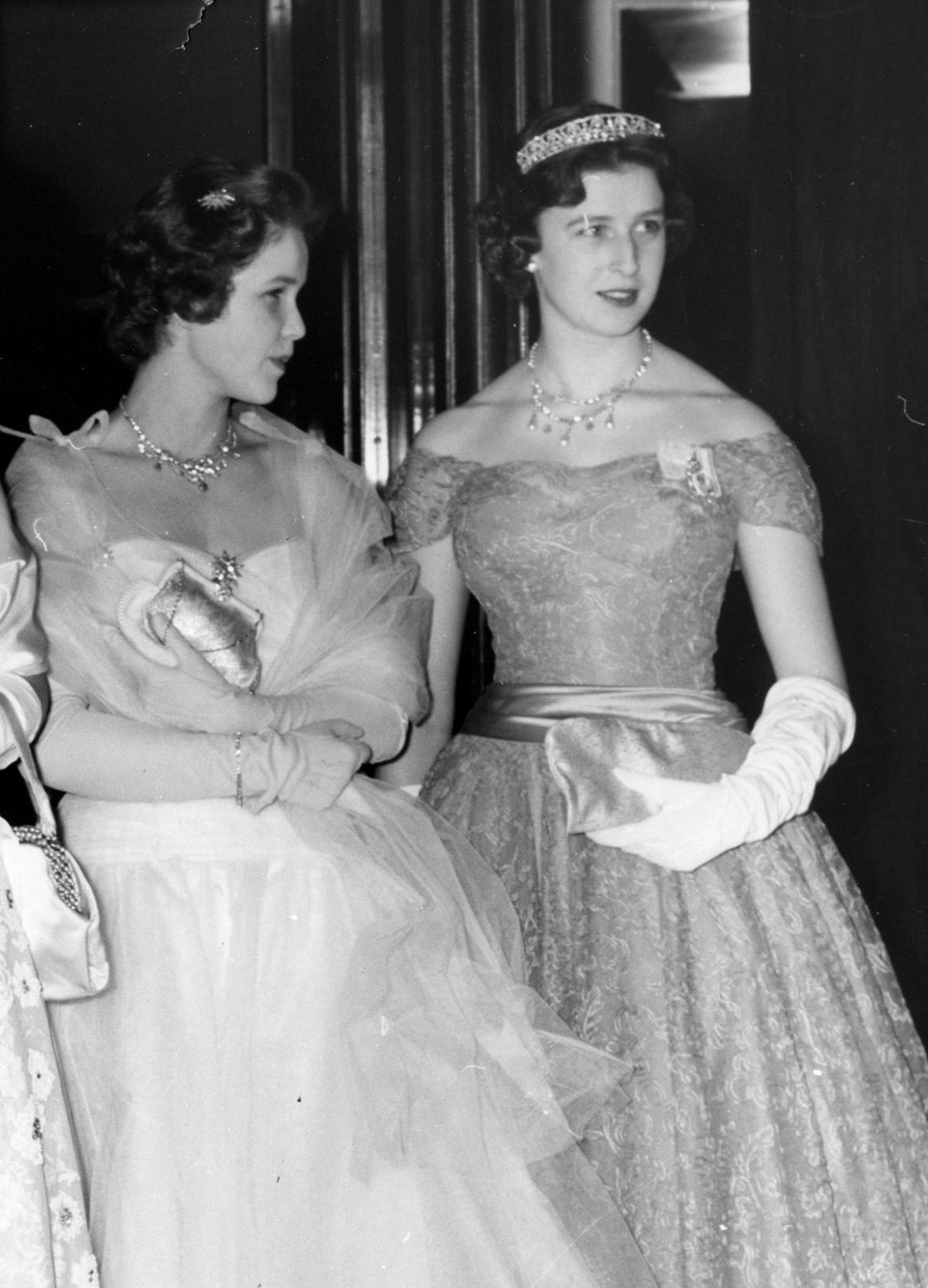 Princess Maria Beatrice of Savoy and Princess Alexandra of Kent, February 1955 (Pictorial Press/Alamy)