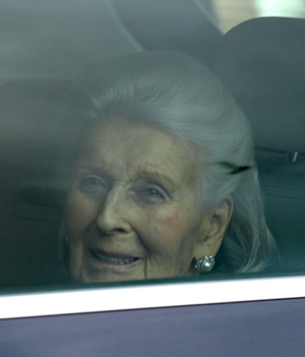 Princess Alexandra, the Hon. Lady Ogilvy attends the annual family Christmas luncheon at Buckingham Palace in London on December 19, 2024 (Aaron Chown/PA Images/Alamy)