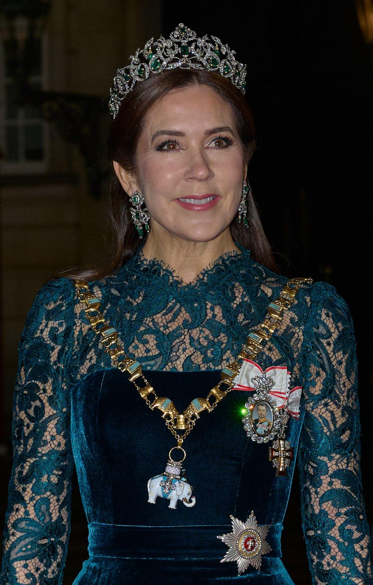 The King and Queen of Denmark host a New Year's Levee at Amalienborg Palace in Copenhagen on January 1, 2025 (Stefan Lindblom/TT News Agency/Alamy)