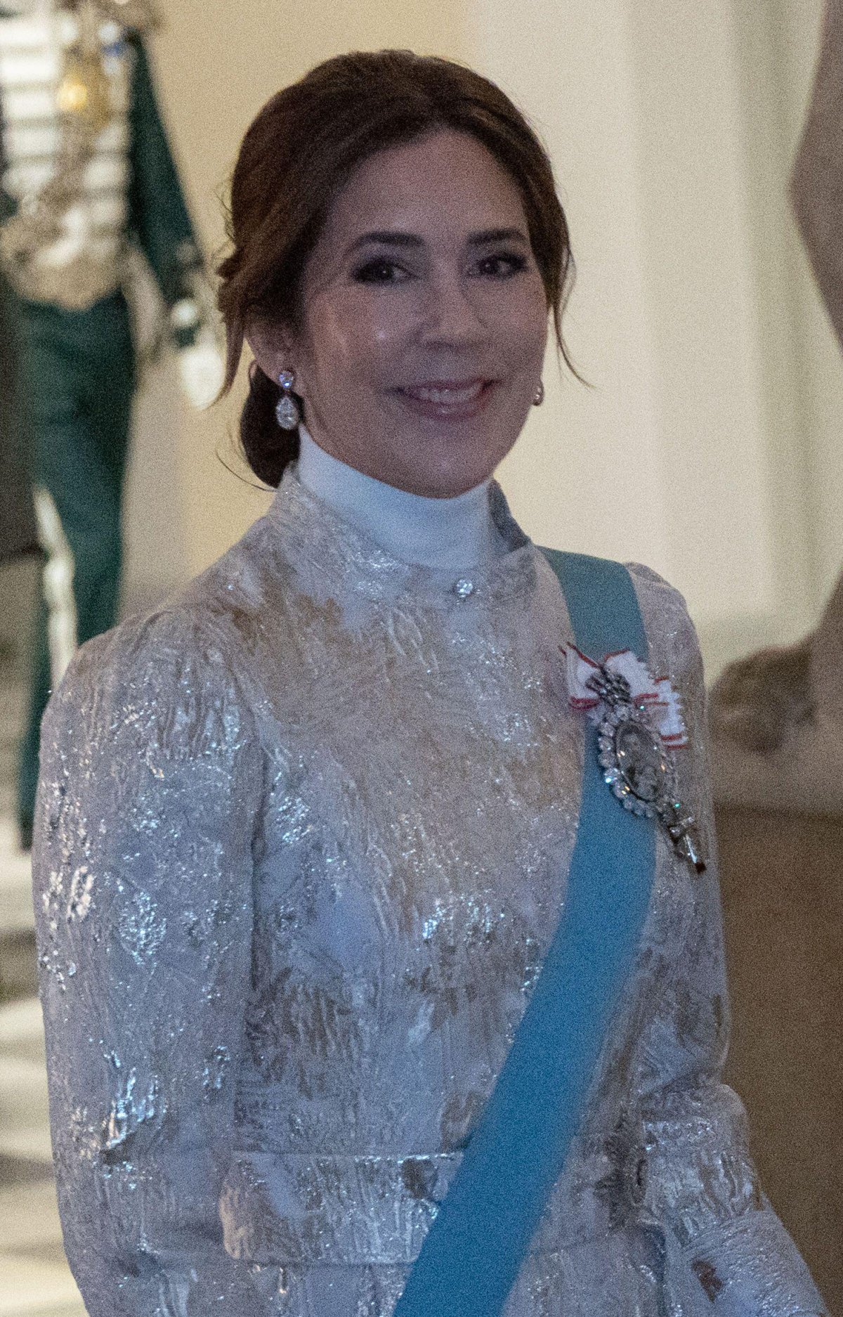 The Queen of Denmark attends a New Year reception at Christiansborg Palace in Copenhagen on January 6, 2025 (Kristian Tuxen Ladegaard Berg/Zuma Press/Alamy)