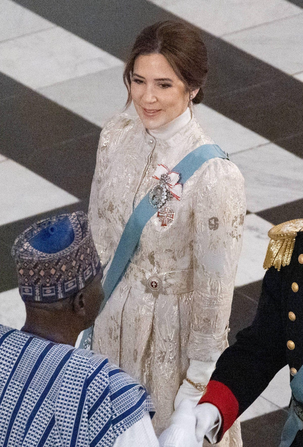 The Queen of Denmark attends a New Year reception at Christiansborg Palace in Copenhagen on January 6, 2025 (Kristian Tuxen Ladegaard Berg/Imago/Alamy)
