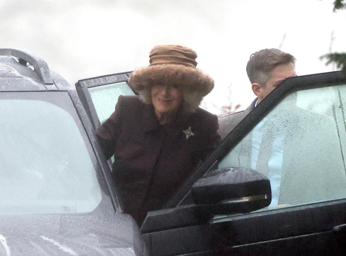 The King and Queen of the United Kingdom attend a Sunday church service at St. Mary Magdalene near the Sandringham estate on January 5, 2025 (Paul Marriott/PA Images/Alamy)