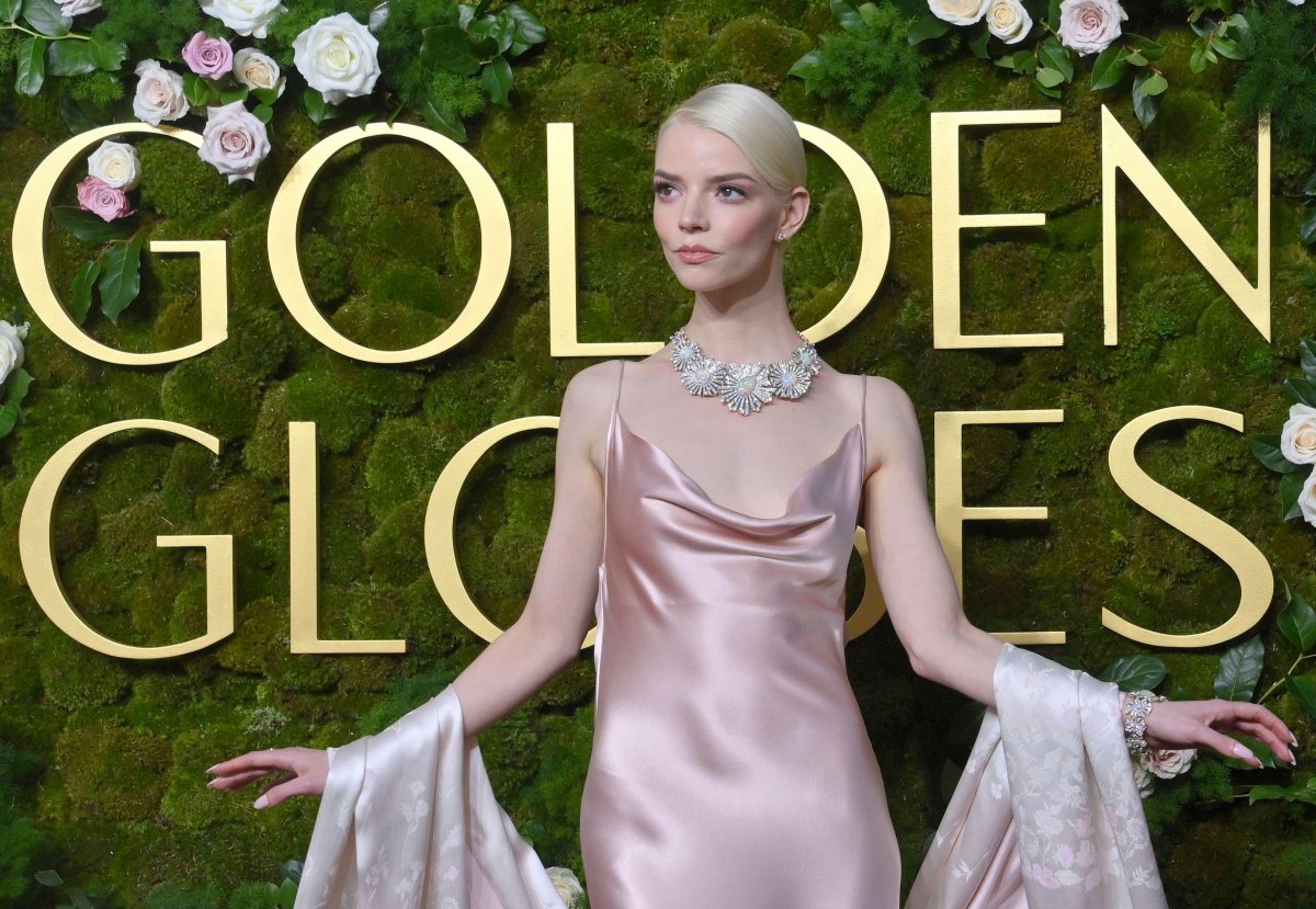Anya Taylor-Joy attends the 82nd Annual Golden Globe Awards ceremony at the Beverly Hilton Hotel on January 5, 2025 (Jim Ruymen/UPI/Alamy)