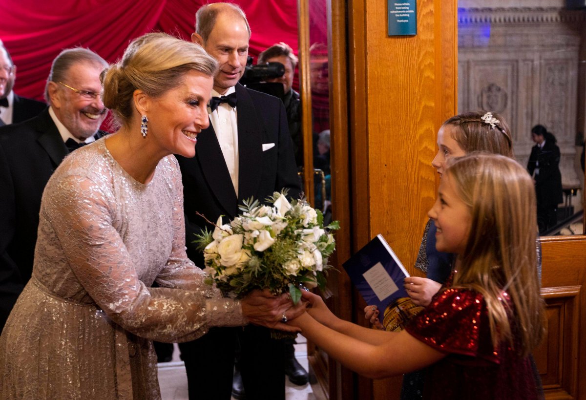 The Earl and Countess of Wessex attend the Royal Variety Performance at the Royal Albert Hall in London on December 1, 2022 (David Parry/PA Images/Alamy)