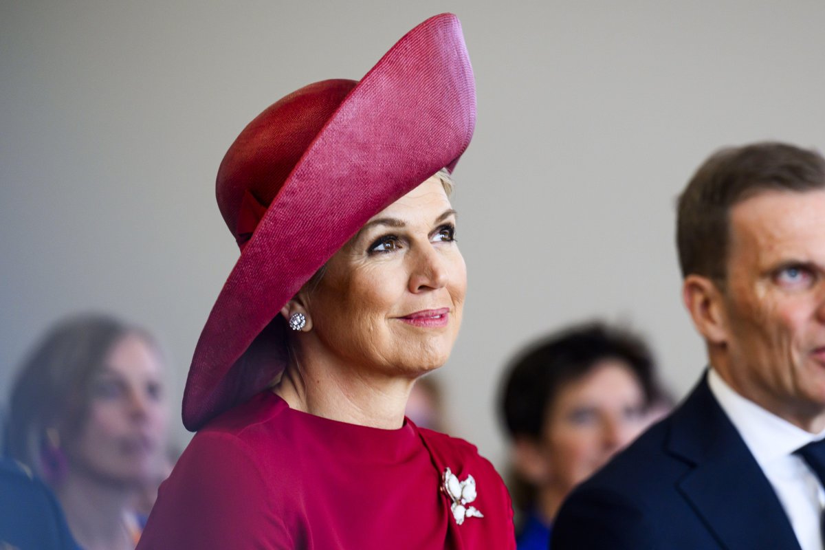 The Queen of the Netherlands visits Royal Cosun in Dinteloord on January 15, 2025 (Patrick van Emst/NLBeeld/Alamy)