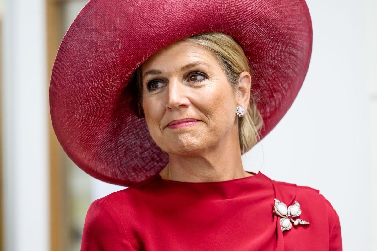 The Queen of the Netherlands visits Royal Cosun in Dinteloord on January 15, 2025 (Patrick van Emst/NLBeeld/Alamy)