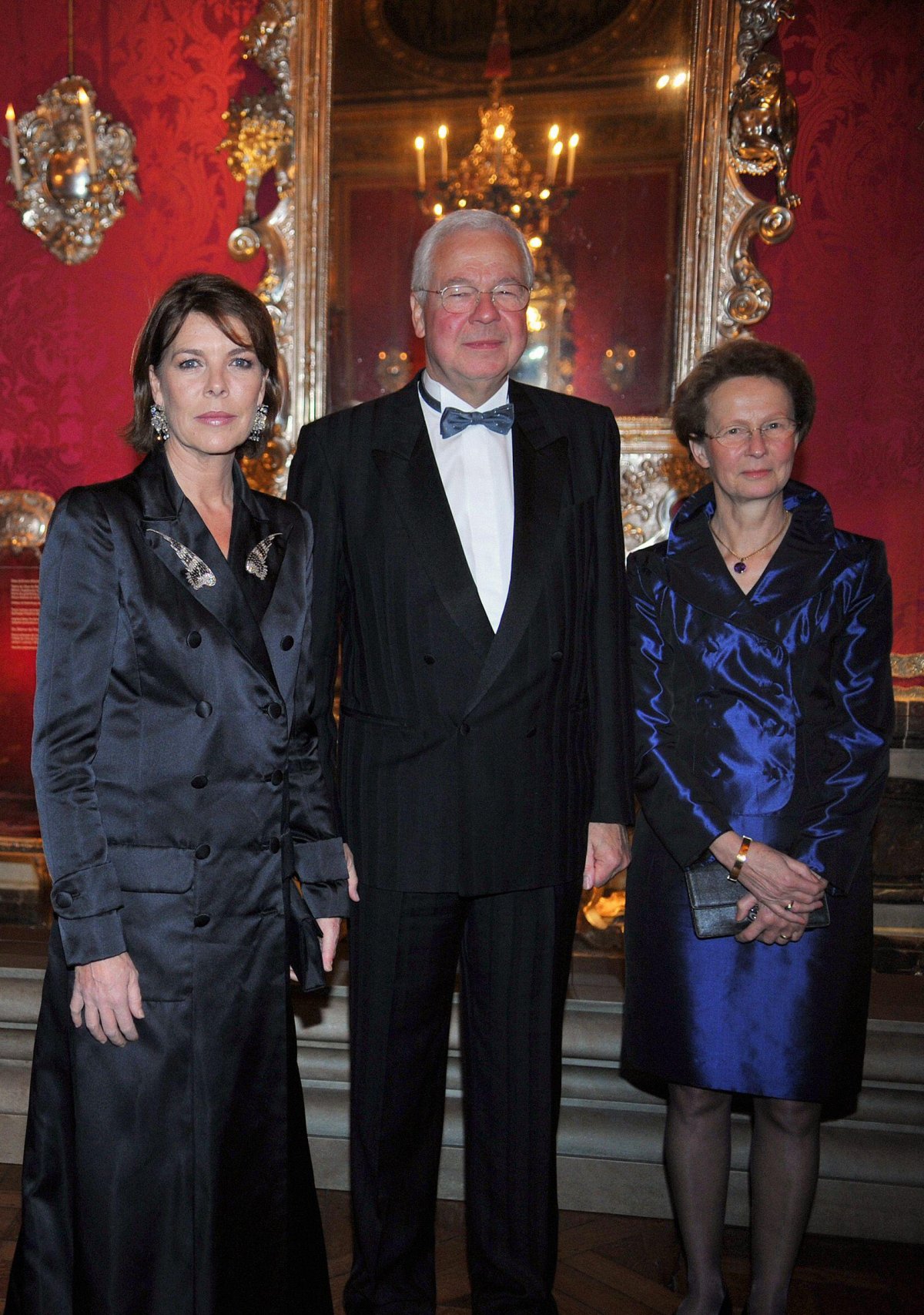 The Princess of Hanover attends an exhibition at the Palace of Versailles on November 19, 2007 (Nicolas Gouhier/Abaca Press/Alamy)