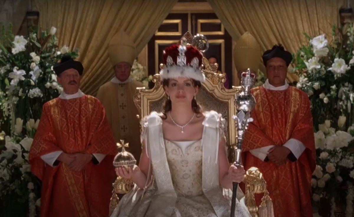 Still from The Princess Diaries 2: Royal Engagement, 2004 (Disney/screencapture)