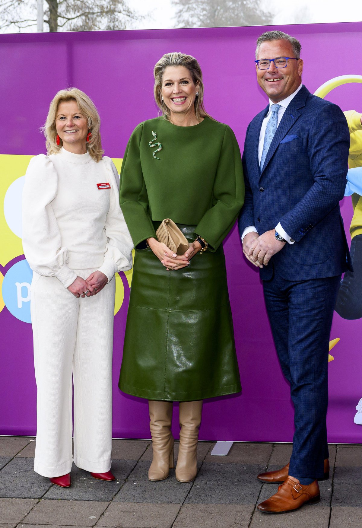 The Queen of the Netherlands opens the National Education Exhibition at Royal Jaarbeurs in Utrecht on January 21, 2025 (Patrick van Emst/NLBeeld/Alamy)