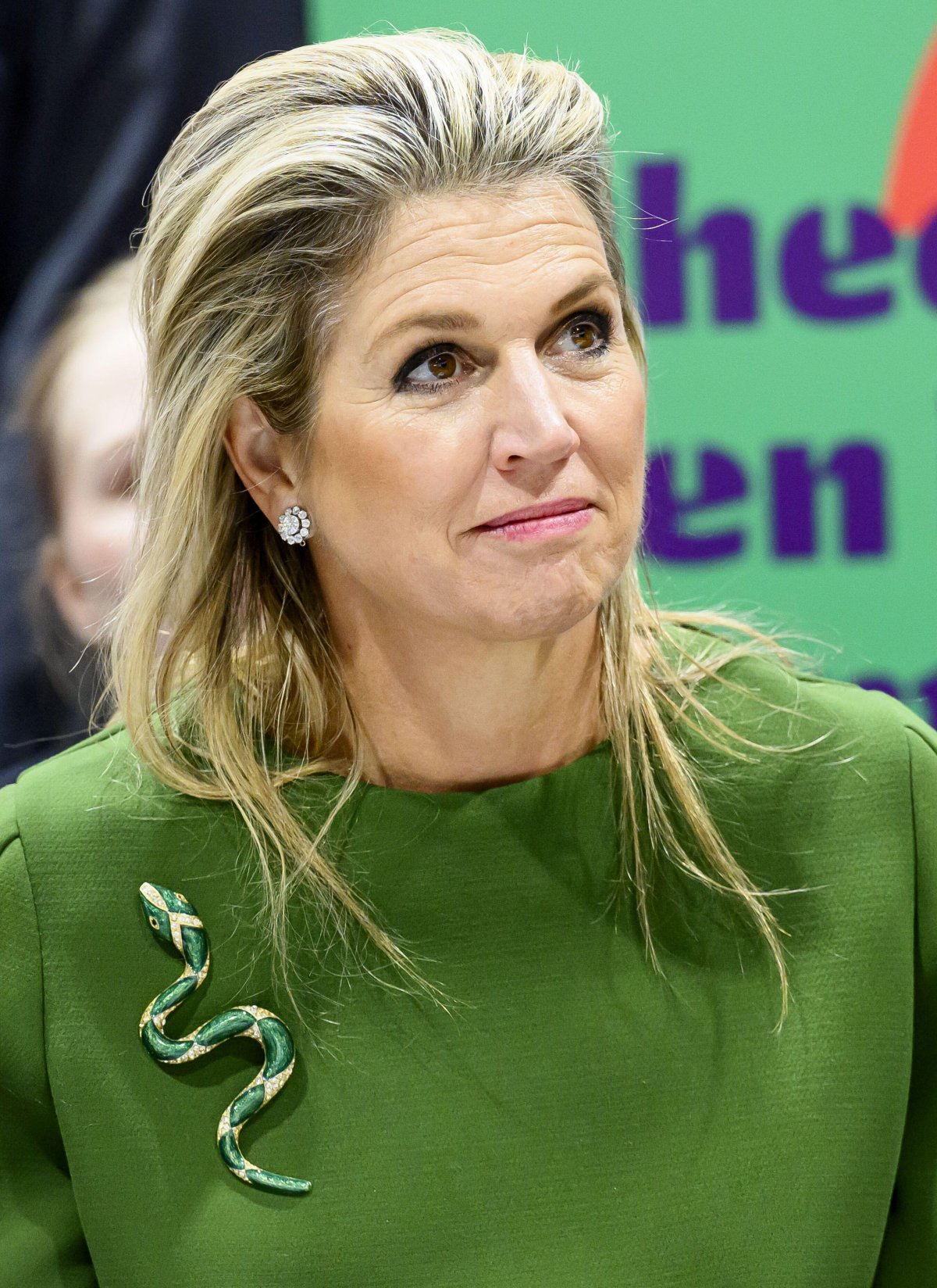 The Queen of the Netherlands opens the National Education Exhibition at Royal Jaarbeurs in Utrecht on January 21, 2025 (Patrick van Emst/NLBeeld/Alamy)