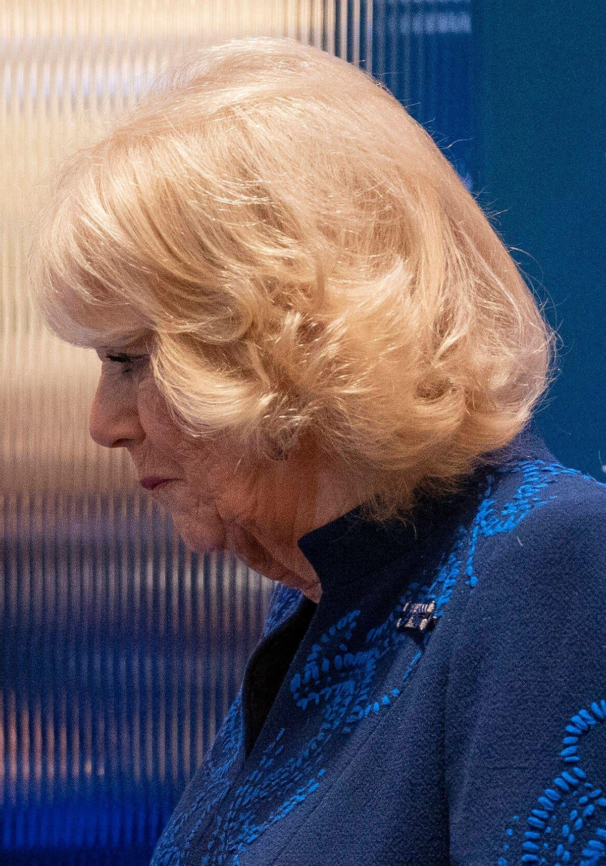 Queen Camilla attends a reception hosted by the Anne Frank Trust UK to mark Holocaust Memorial Day at the London Hilton, Park Lane on January 23, 2025 (Arthur Edwards/PA Images/Alamy)