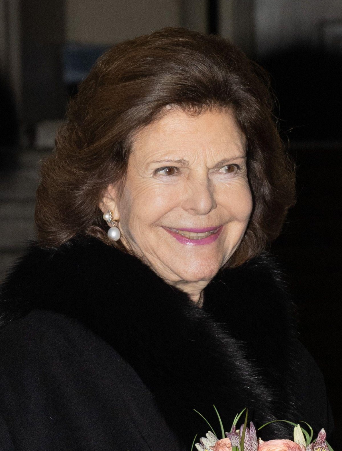 The King and Queen of Sweden attend the Academy of Forestry and Agriculture's ceremonial gathering at Stockholm City Hall on January 28, 2025 (Fredrik Sandberg/TT News Agency/Alamy)