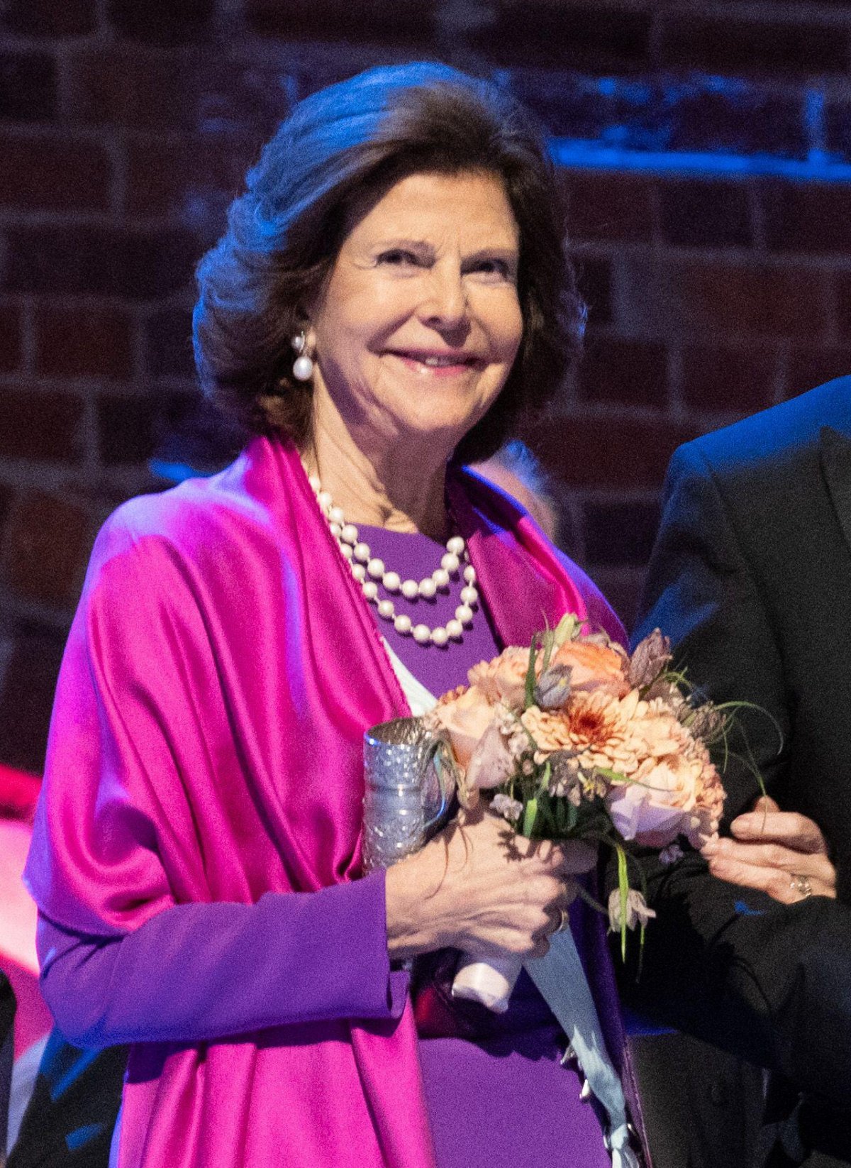 The King and Queen of Sweden attend the Academy of Forestry and Agriculture's ceremonial gathering at Stockholm City Hall on January 28, 2025 (Fredrik Sandberg/TT News Agency/Alamy)