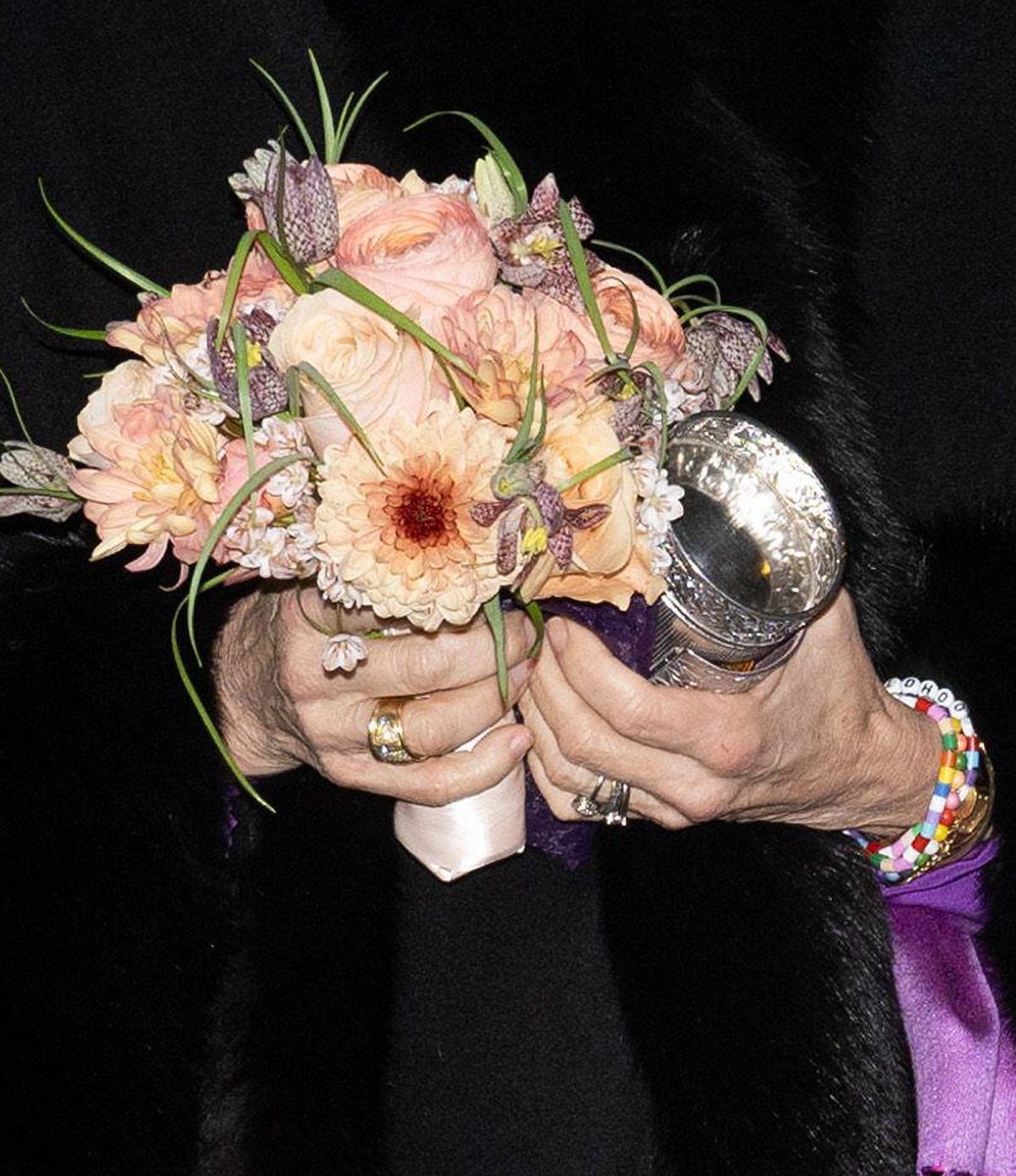 The King and Queen of Sweden attend the Academy of Forestry and Agriculture's ceremonial gathering at Stockholm City Hall on January 28, 2025 (Fredrik Sandberg/TT News Agency/Alamy)