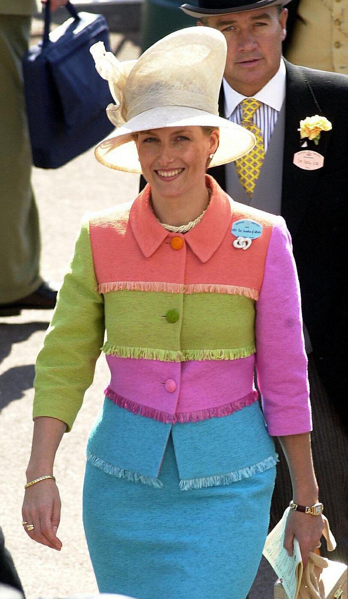 The Countess of Wessex attends Royal Ascot on June 19, 2001 (Michael Stephens/PA Images/Alamy)