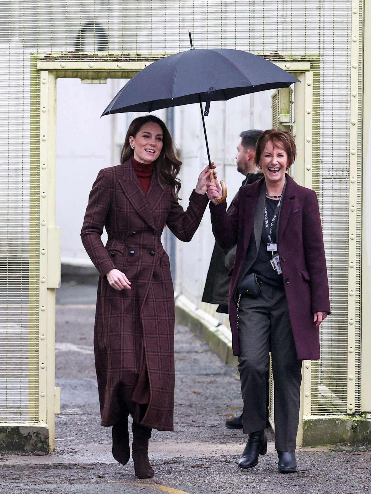 The Princess of Wales visits a mother and baby unit inside HMP Styal in Wilmslow, Cheshire on February 11, 2025 (Phil Noble/PA Images/Alamy)