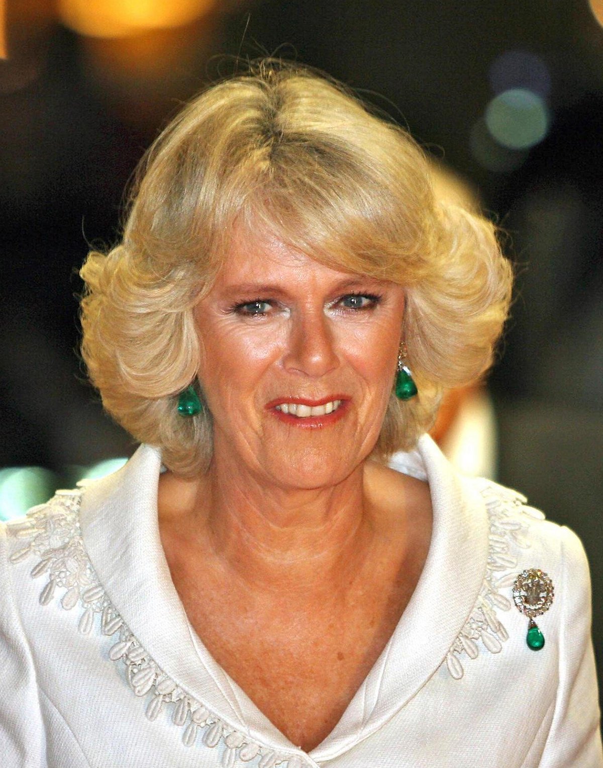 The Duchess of Cornwall attends the premiere of The History Boys at the Odeon, Leicester Square on October 2, 2006 (Adrian Dennis/PA Images/Alamy)
