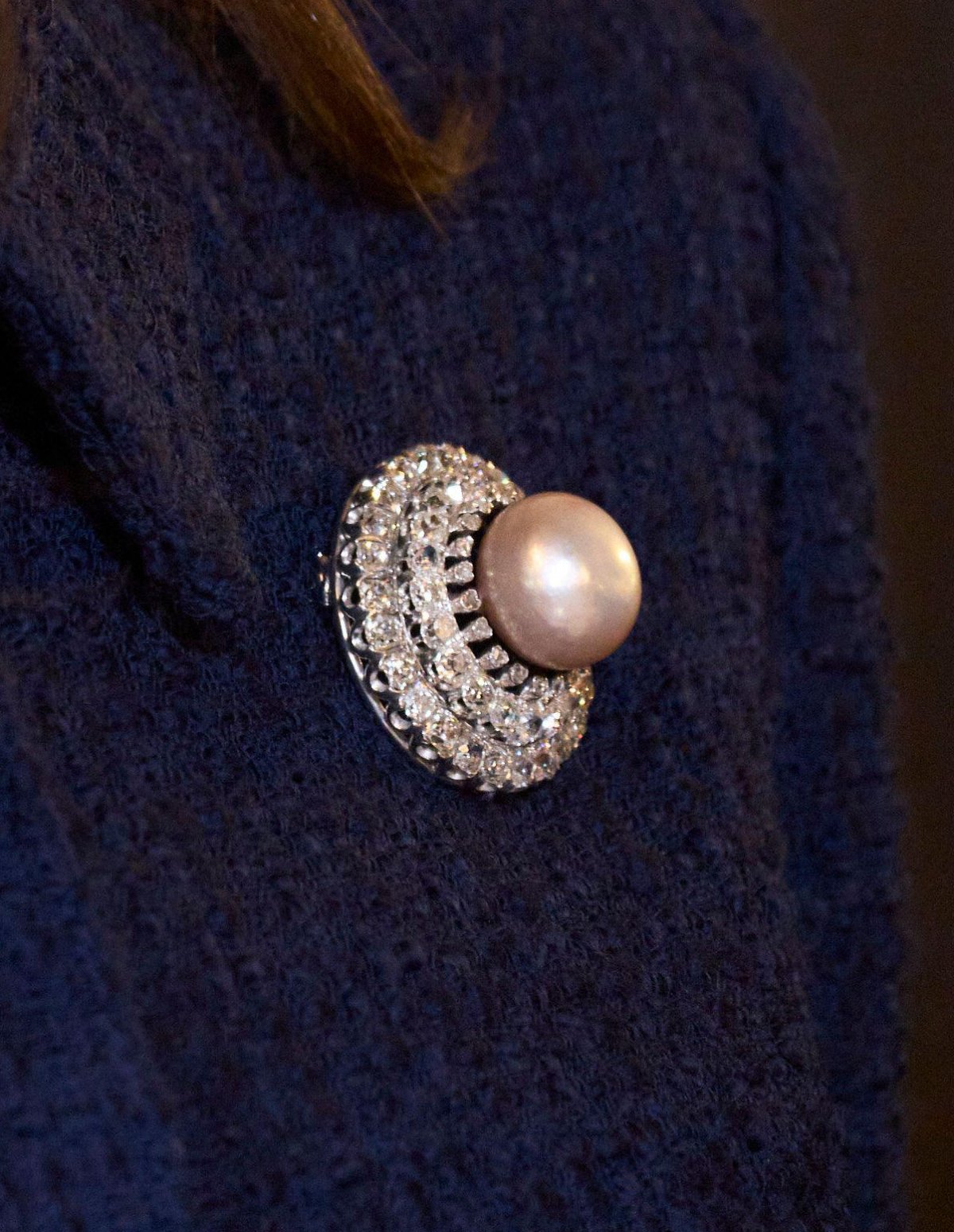 The Queen of Spain hosts a luncheon at the Royal Palace in Madrid in honor of the visiting President of Egypt on February 19, 2025 (MPG/Alamy)