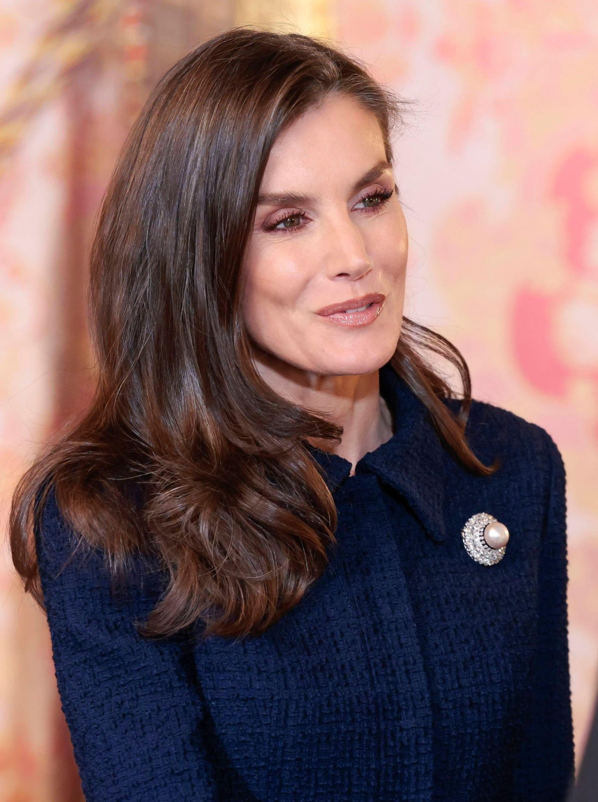The Queen of Spain hosts a luncheon at the Royal Palace in Madrid in honor of the visiting President of Egypt on February 19, 2025 (Cordon Press/Alamy)