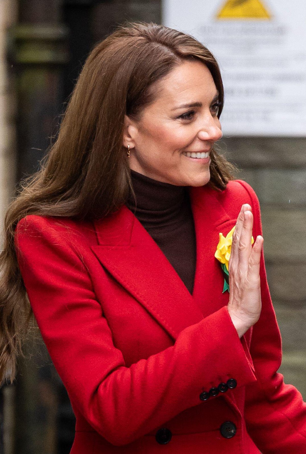 The Princess of Wales visits Pontypridd Market in Wales on February 26, 2025 (Aaron Chown/PA Images/Alamy)