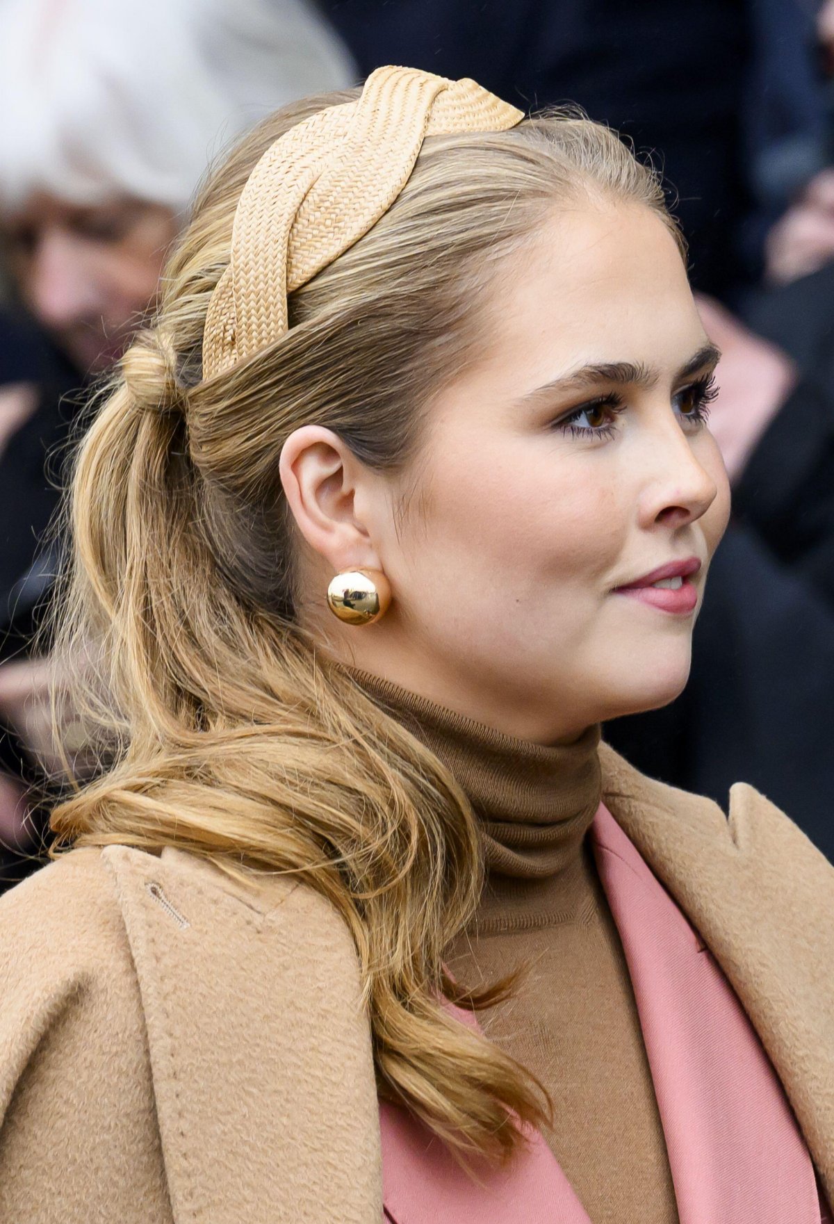The Princess of Orange christens the combat support ship Den Helder in Vlissingen on February 22, 2025 (Patrick van Emst/NLBeeld/Alamy)