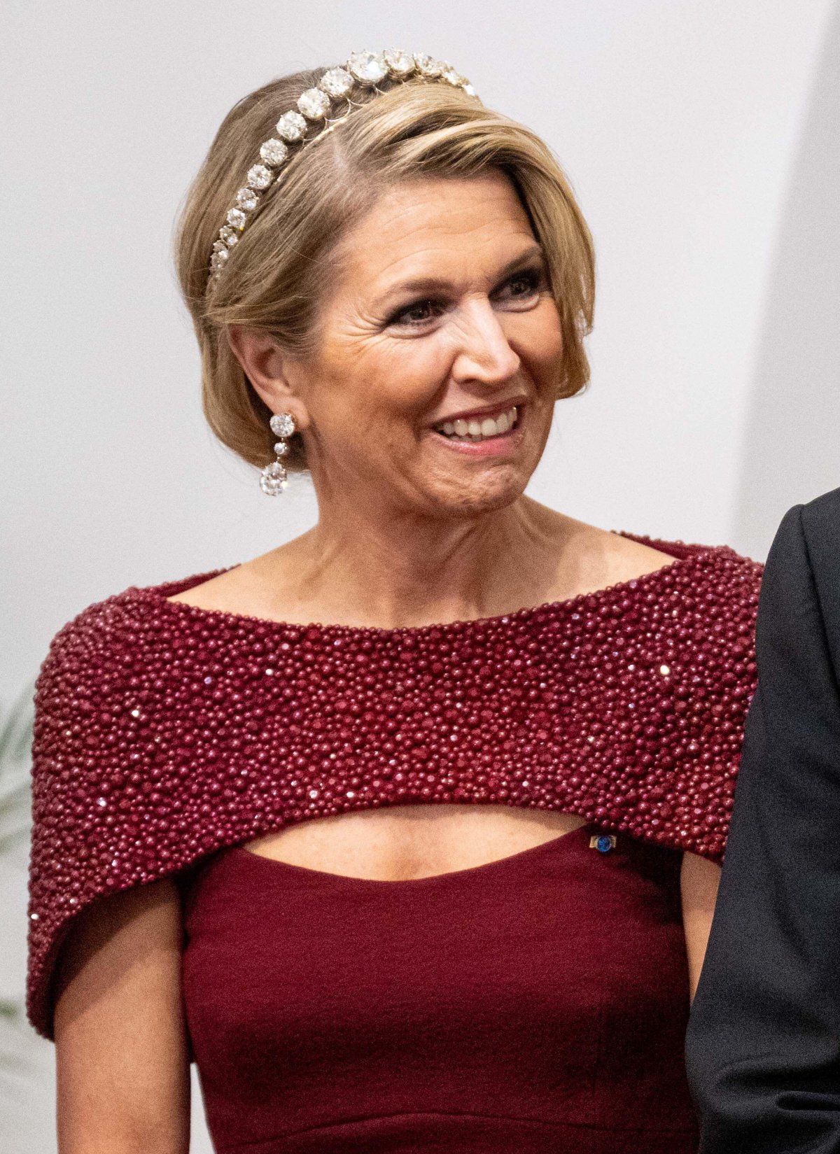 The Queen of the Netherlands attends a state banquet at the Presidential Palace in Nicosia during a state visit to Cyprus on March 4, 2025 (Patrick van Emst/NLBeeld/Alamy)