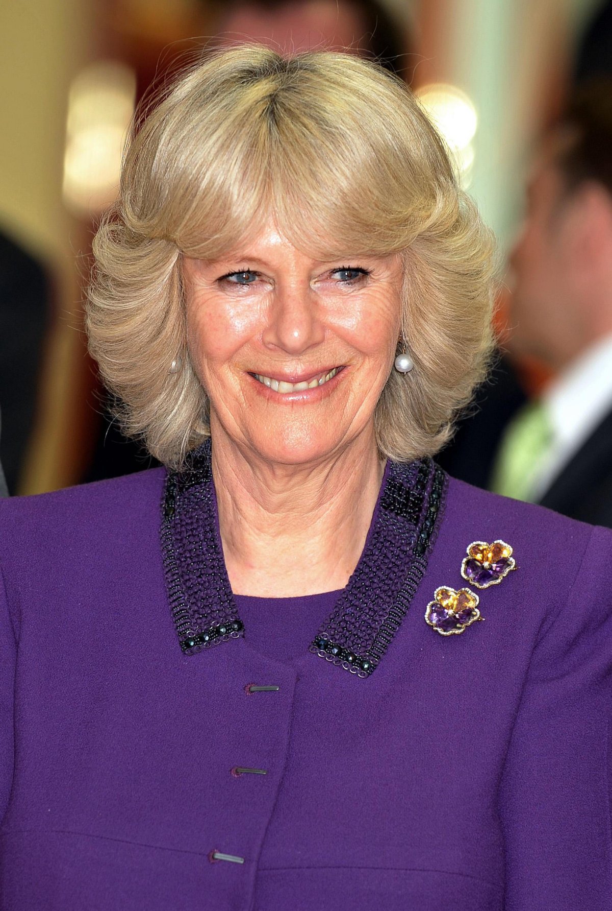 The Duchess of Cornwall tours the Hungarian parliament building in Budapest on March 19, 2010 (John Stillwell/PA Images/Alamy)