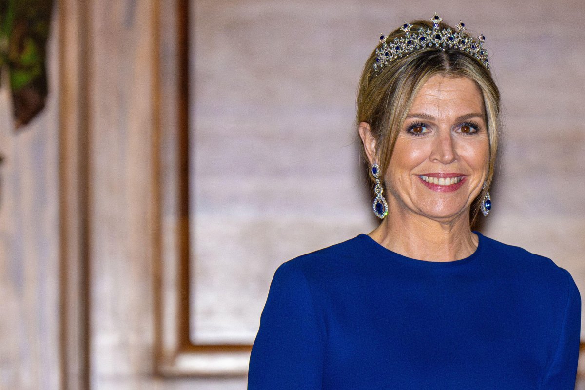 The Queen of the Netherlands attends a state dinner in Nairobi on March 18, 2025 (Patrick van Emst/NLBeeld/Alamy)