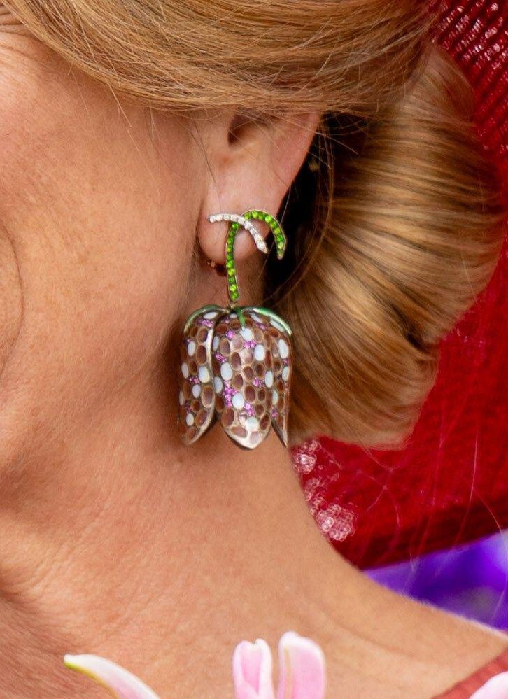 The Queen of the Netherlands is pictured on the first day of the Dutch state visit to Kenya on March 18, 2025 (Patrick van Emst/NLBeeld/Alamy)