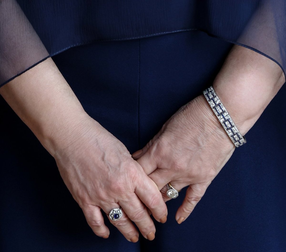 The Grand Duchess of Luxembourg poses for a new set of official portraits to mark her birthday, March 2025 (Sophie Margue/Maison du Grand-Duc)