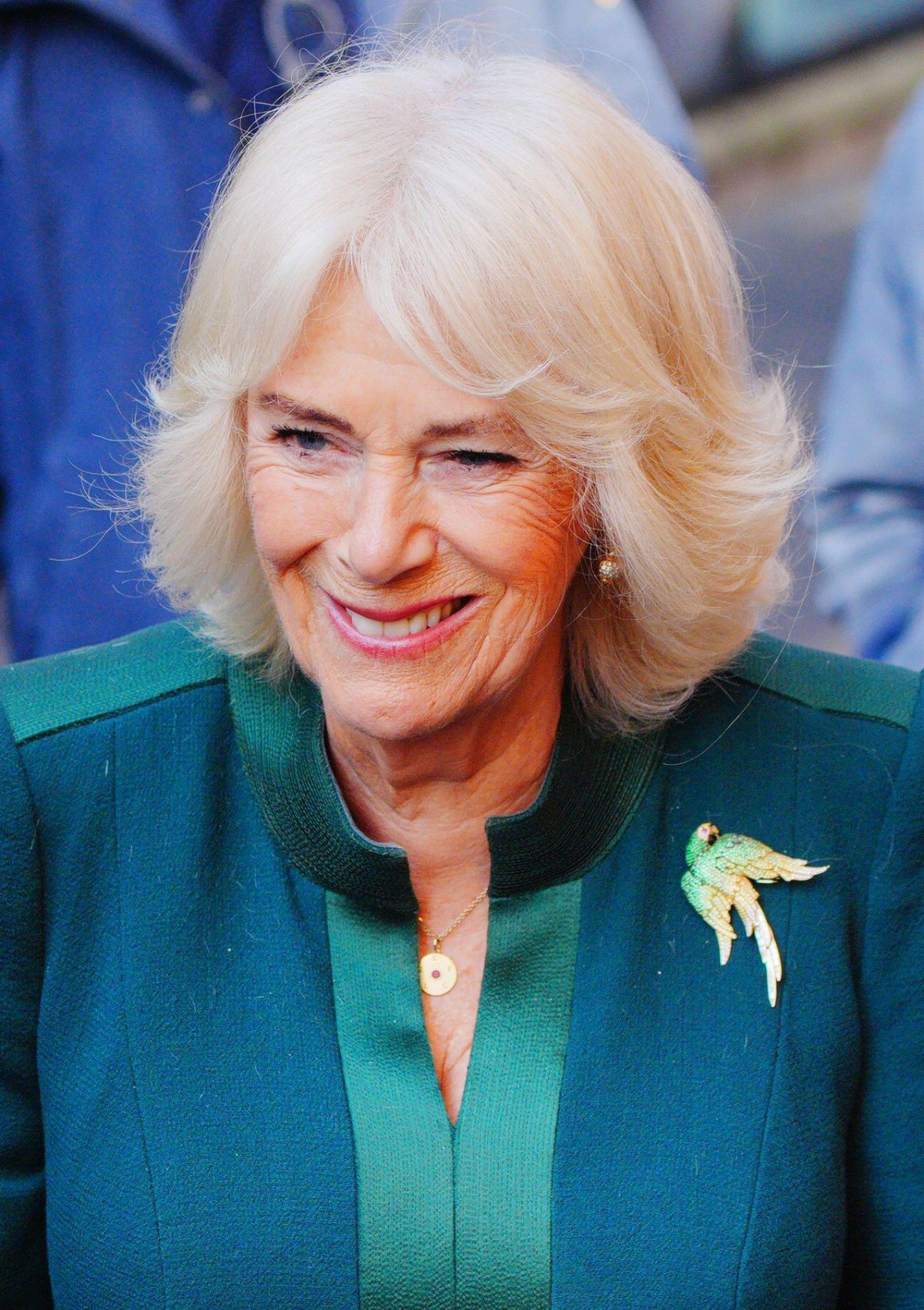 Queen Camilla visits Commercial Court in Belfast on March 19, 2025 (Ben Birchall/PA Images/Alamy)