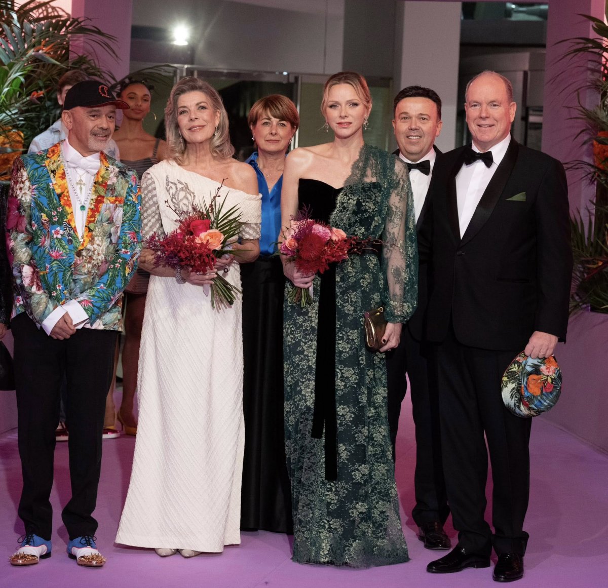 Members of the Princely Family of Monaco attend the Rose Ball at Sporting Monte-Carlo on March 29, 2025 (Eric Mathon/Princier Palace)