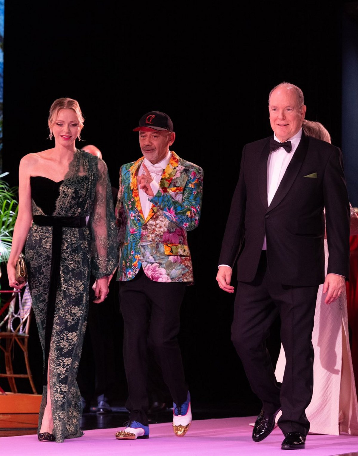 Members of the Princely Family of Monaco attend the Rose Ball at Sporting Monte-Carlo on March 29, 2025 (Eric Mathon/Princier Palace)