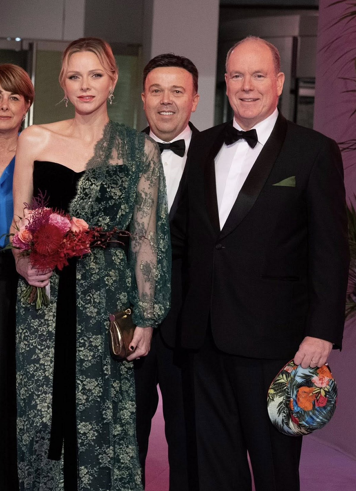 Members of the Princely Family of Monaco attend the Rose Ball at Sporting Monte-Carlo on March 29, 2025 (Eric Mathon/Princier Palace)