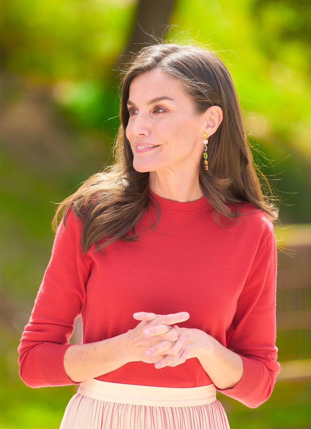 The Queen of Spain visits the the Mind, Brain and Behaviour Research Centre at the University of Granada on April 1, 2025 (Jack Abuin/Zuma Press/Alamy)