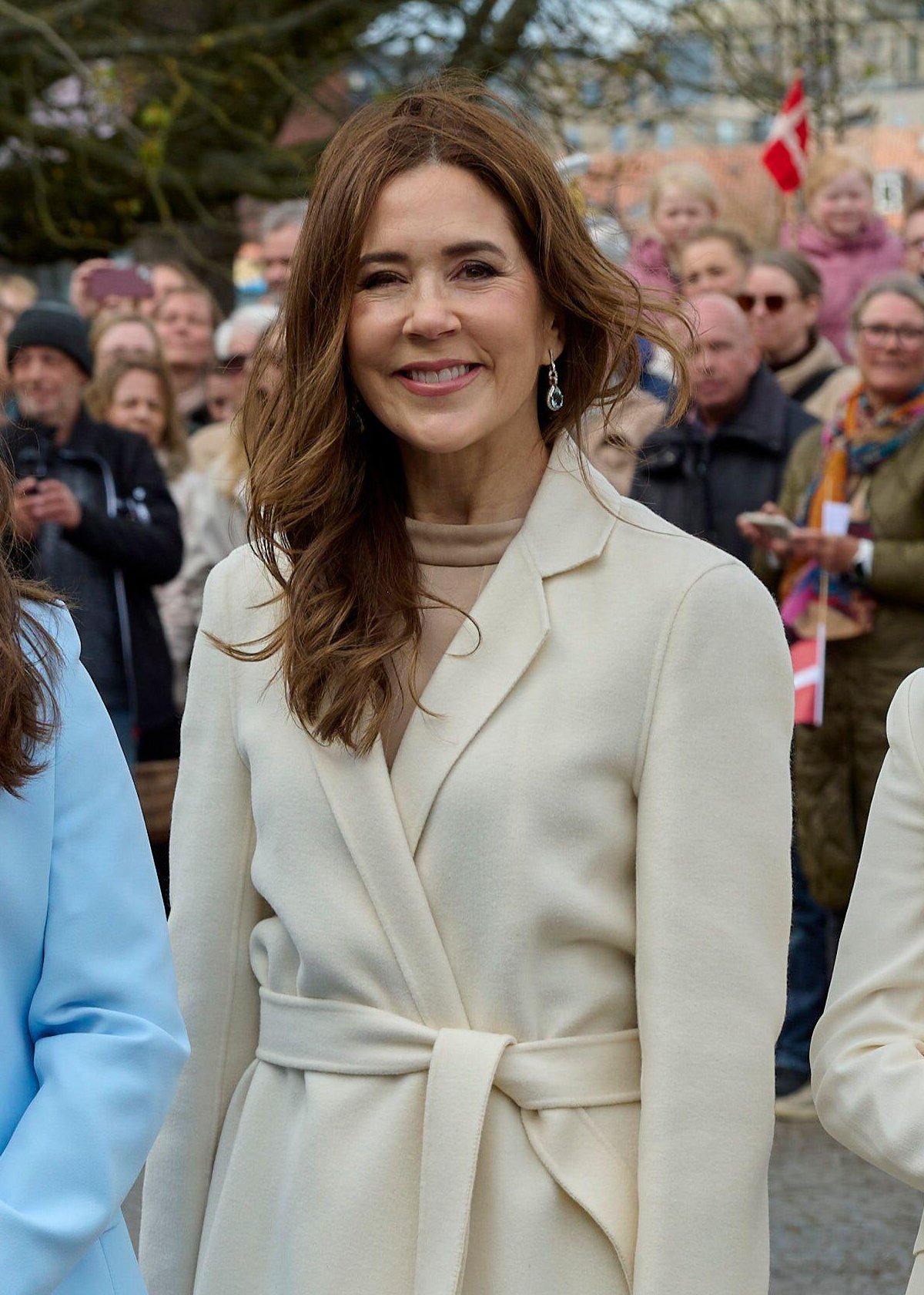 The Queen of Denmark attends a celebration for Princess Isabella's upcoming eighteenth birthday in Aarhus on April 11, 2025 (Stefan Lindblom/TT News Agency/Alamy)