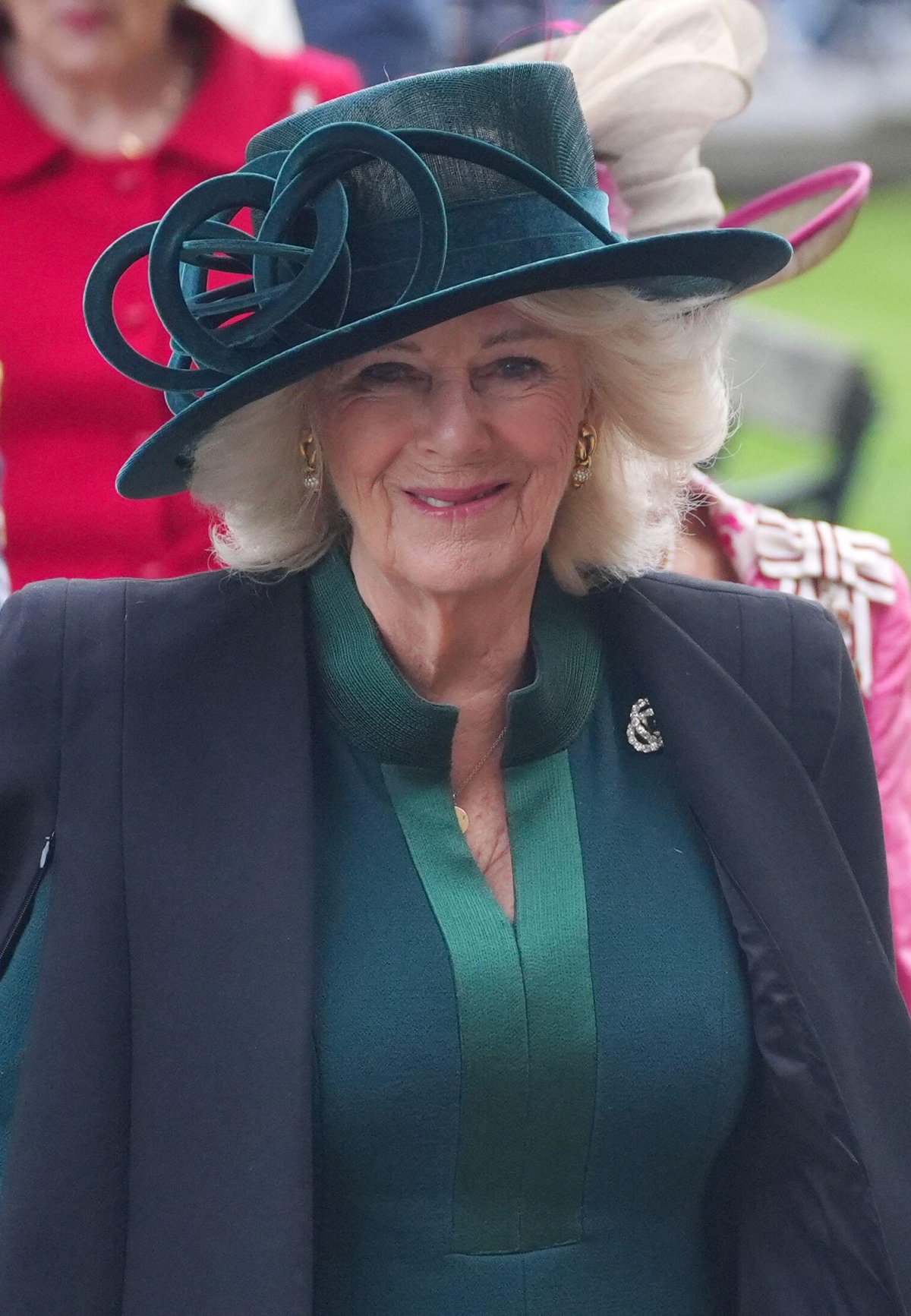 Queen Camilla attends the Royal Maundy service at Durham Cathedral on April 17, 2025 (Owen Humphreys/PA Images/Alamy)