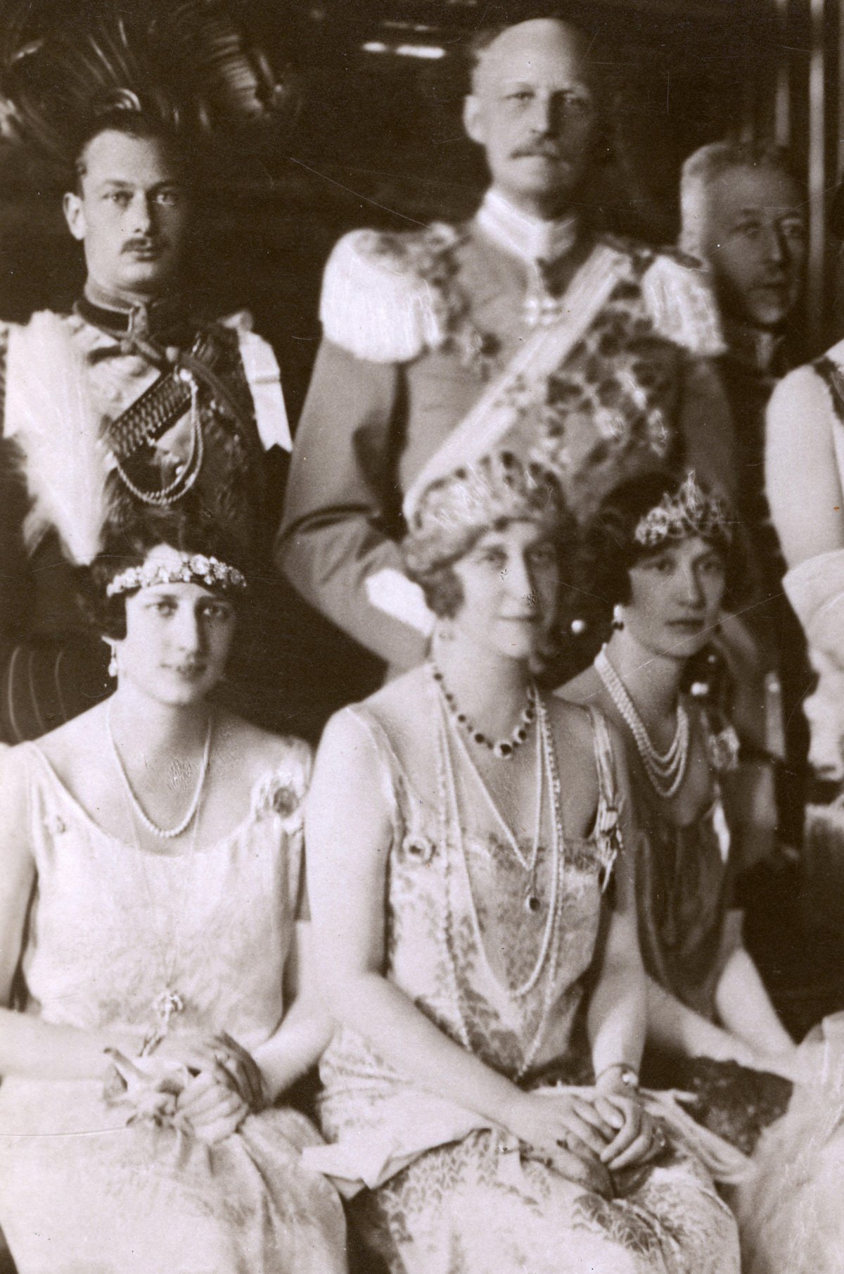 Royals attend the wedding celebrations for the Duke of Brabant and Princess Astrid of Sweden in Belgium, November 1926 (Chronicle/Alamy)