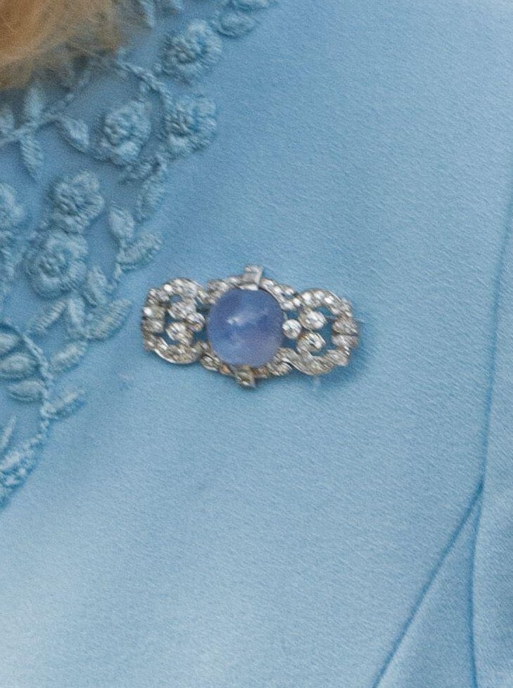 Queen Camilla attends an Easter Sunday service at St. George's Chapel, Windsor on April 20, 2025 (Raymond Tang/Alamy)