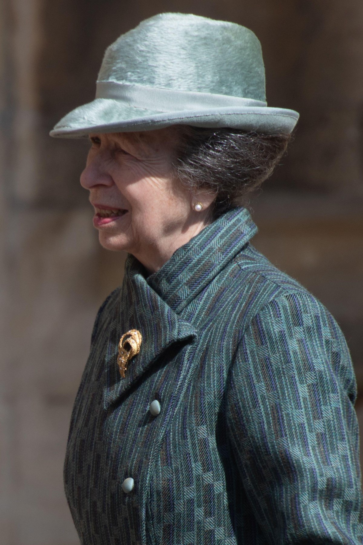 The Princess Royal attends an Easter Sunday service at St. George's Chapel, Windsor on April 20, 2025 (Justin Ng/Alamy)