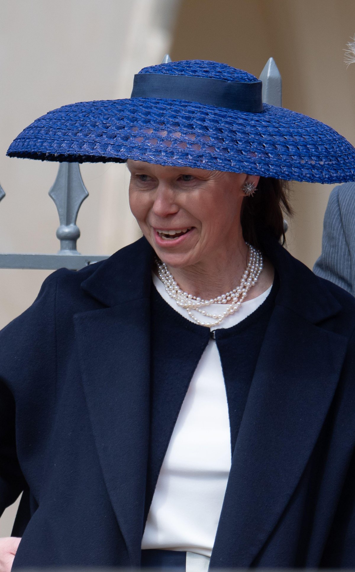 Lady Sarah Chatto attends an Easter Sunday service at St. George's Chapel, Windsor on April 20, 2025 (Maureen McLean/Alamy)