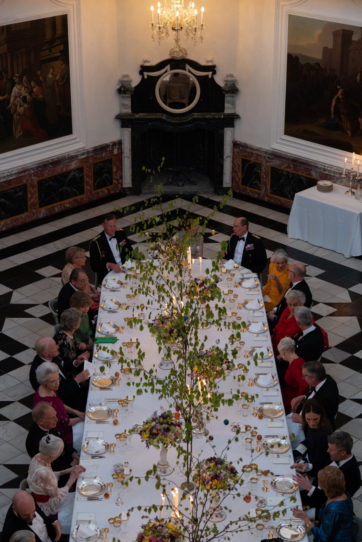 Queen Margrethe of Denmark celebrates her 85th birthday with a private dinner at Fredensborg Palace on April 16, 2025 (Kongehuset)