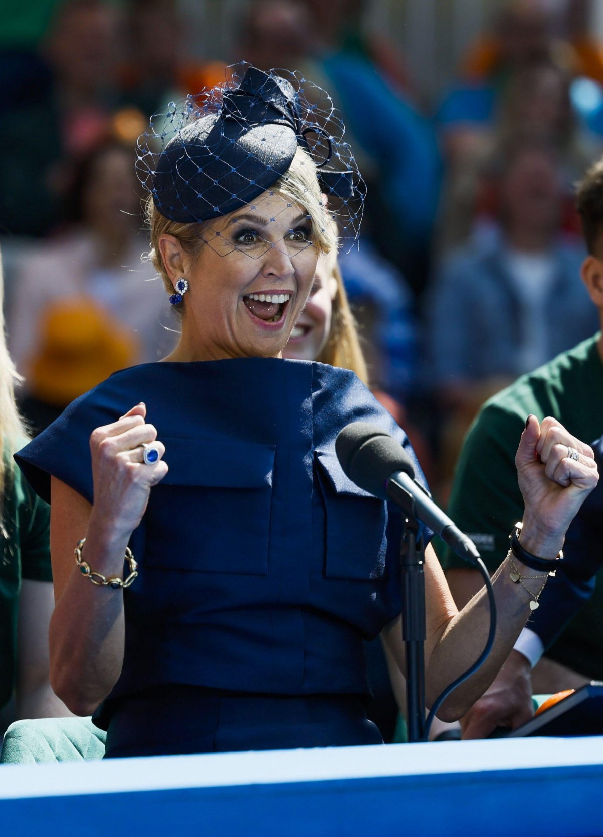 The Queen of the Netherlands celebrates King's Day in Doetinchem on April 26, 2025 (Patrick van Emst/NLBeeld/Alamy)