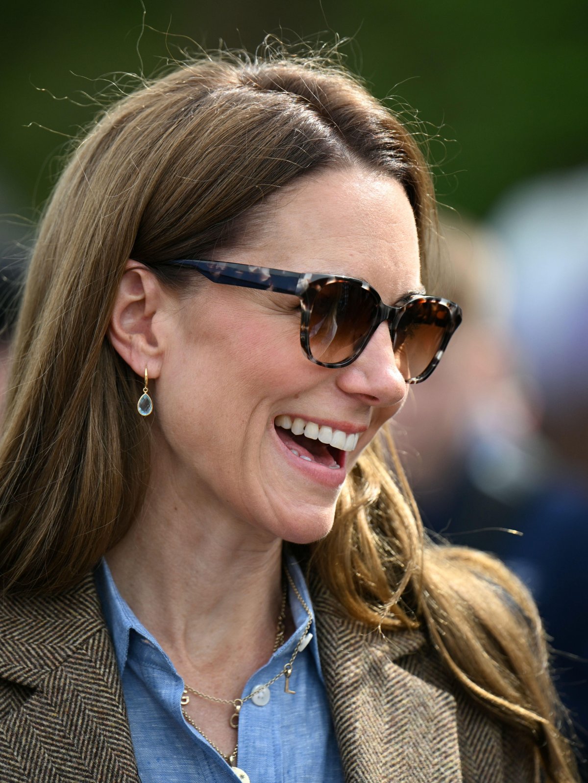 The Duchess of Rothesay visits the town of Tobermory on the Isle of Mull in Scotland on April 29, 2025 (Oli Scarff/PA Images/Alamy)