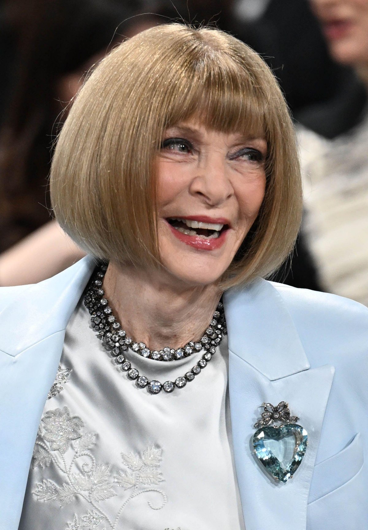 Dame Anna Wintour arrives for the Metropolitan Museum of Art Costume Institute Gala celebrating the "Superfine: Tailoring Black Style" exhibition in New York on May 5, 2025 (Matt Crossick/PA Images/Alamy)
